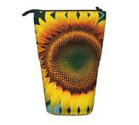 GaxfjRu You are My Sunshine - Estuche telescópico portátil con estampado de girasoles, organizador con múltiples ranuras, para herramientas de escritura y accesorios