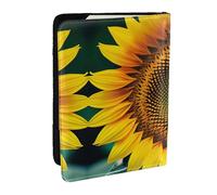 GaxfjRu You are My Sunshine - Funda de piel con estampado de girasol para pasaporte, impermeable, para viajes, para mujeres y hombres, Black, Talla única
