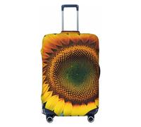 GaxfjRu You are My Sunshine - Funda protectora para maleta de viaje, lavable, antiarañazos, con estampado de girasoles, Black, L