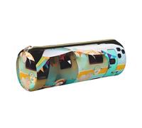 GaxfjRu You Make Me Camper - Estuche de piel con cremallera para bolígrafos y lápices, bolsa suave de grano