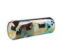 GaxfjRu You Make Me Camper - Estuche de piel con cremallera para bolígrafos y lápices, bolsa suave de grano