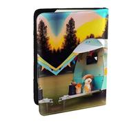 GaxfjRu You Make Me Camper - Funda para pasaporte, organizador de viaje, funda para tarjetas de crédito, funda para pasaporte, Black, Talla única