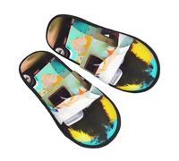 GaxfjRu You Make Me Camper - Pantuflas de invierno de felpa para uso en interiores, pantuflas de casa suaves y cálidas para invitados y comodidad en el hogar, unisex