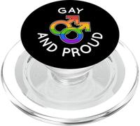 Gay and Proud LGBTQ Pride Equality PopSockets PopGrip para MagSafe