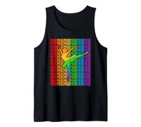 Gay Ballet Dance Pride Month LGBT Rainbown Flag Camiseta sin Mangas