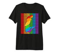 Gay Basketball Pride Month LGBT Rainbown Flag Camiseta Premium