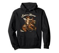 Gay Bear Pride Cowboy Cupido Divertido LGBTQ Aliado Cita Sudadera con Capucha