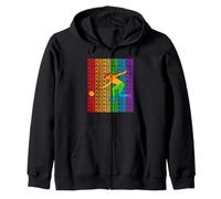 Gay Bowling Player Pride Month LGBT Rainbown Flag Sudadera con Capucha