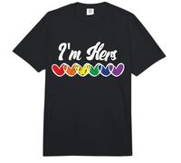 Gay Couple Matching LGBT Im Hers Gay Pride Comfort Colors Adult Heavyweight T-Shirt