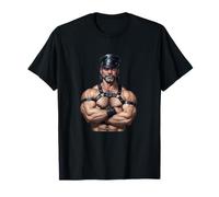 Gay Cuero Gay Daddy Hombre Oso Torcedura Gay Arnés Camiseta