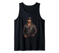 Gay Daddy Arnés Gay de Cuero - Bear Bearded Gay Pride Camiseta sin Mangas