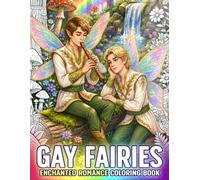 Gay Fairies Coloring Book: Queer Fairycore Coloring Pages with Cozy BL Couples, Magical Adventures, and Romantic Moments for Teen & Adults Stress Relief