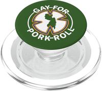 Gay For Pork Roll New Jersey Shore Pride PRB SPK Sandwich PopSockets PopGrip para MagSafe