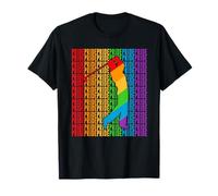 Gay Golf Golfer Pride Month LGBT Rainbown Flag Camiseta