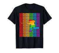 Gay Hockey Player Pride Month LGBT Rainbown Flag Camiseta