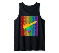 Gay Karate Martial Arts Pride Month LGBT Rainbown Flag Camiseta sin Mangas