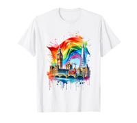 Gay Londres LGBTQ Orgullo Gay Lesbianas Hombres Mujeres Londres Camiseta