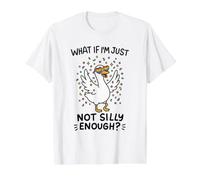Gay Orgullo Ganso No Suficientemente Divertido Camiseta gráfica económica, Hombre, Blanco, S