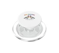 Gay Pigeons LGBTQ Pride | Palomas Arcoíris Divertidas PopSockets PopGrip para MagSafe