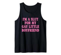 Gay Poco Novio Hombres Broma Orgullo Arco Iris Queer CSD LGBTQ Camiseta sin Mangas