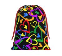 Gay Pride - Bolsas de regalo con cordón para Navidad, fiestas de vacaciones, varios tamaños