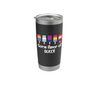 Gay Pride Flag LGBTQ Some Flavor of Queer Pride Lesbian LGBT Vaso térmico de acero inoxidable de doble pared