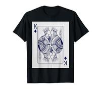 Gay Pride King of Diamonds Playng Cards Hombres Camiseta
