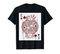 Gay Pride King of Spades Card Pareja Novio Novio LGBTQ Camiseta