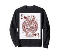 Gay Pride King of Spades Card Pareja Novio Novio LGBTQ Sudadera