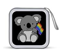 Gay Pride Koala - Funda protectora para CD con capacidad para 40 discos de DVD, bolsa organizadora para coche, hogar, viajes