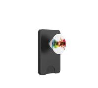 Gay Pride Love is Love LGBTQ Flag Love Always Wins LGBT PopSockets PopWallet para MagSafe