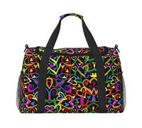 Gay Pride Rainbow - Bolsa de viaje de mano grande reutilizable, ideal para camping, deportes, gimnasio y actividades al aire libre