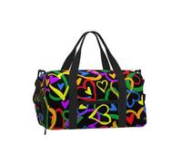 Gay Pride Rainbow Print - Bolsa cruzada de mano para hombre y mujer, para fitness, entrenamiento, fin de semana, senderismo, deportes