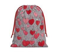 Gay Pride Rainbow Print Bolsas de regalo de varios tamaños, bolsas de regalo con cordón para mujeres, Navidad, cumpleaños, reutilizables