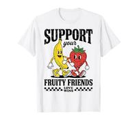 Gay Pride Support Your Fruity Friends LGBTQ Love Wins Camiseta
