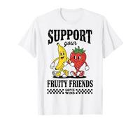Gay Pride Support Your Fruity Friends LGBTQ Love Wins Camiseta