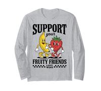 Gay Pride Support Your Fruity Friends LGBTQ Love Wins Manga Larga