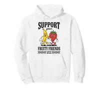 Gay Pride Support Your Fruity Friends LGBTQ Love Wins Sudadera con Capucha