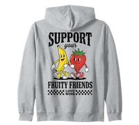 Gay Pride Support Your Fruity Friends LGBTQ Love Wins Sudadera con Capucha