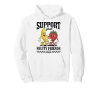 Gay Pride Support Your Fruity Friends LGBTQ Love Wins Sudadera con Capucha