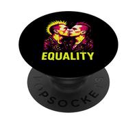 Gay Punk Igualdad Arco Iris Top PopSockets PopGrip Adhesivo