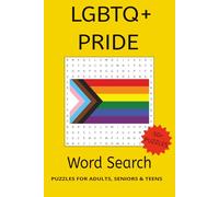 Gay Puzzle Book: Word Searches with Easy to Read About LGBTQ+, Pride and More | 6x9 inches, 110 pages | 50+ Puzzles ... Gift for Vacations, Holidays, and Free Times