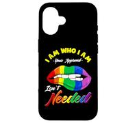 Gay Rainbow Lips Orgullo Igualdad LGBTQ Carcasa para iPhone 16