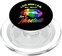 Gay Rainbow Lips Orgullo Igualdad LGBTQ PopSockets PopGrip para MagSafe