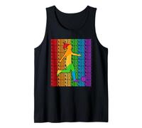 Gay Soccer Football Player Pride Month LGBT Rainbown Flag Camiseta sin Mangas