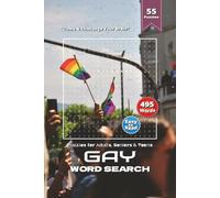 Gay Word Search Puzzle Book: Bold Pride Word Searches Featuring Vibrant Flags, Positivity, Love & More | 6×9 Inches, 110 Pages | Over 50 Fun Puzzles - Honor Your Identity with Every Page