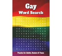 Gay Word Search Puzzle Book: Word Searches with Easy to Read Print about Gay, LGBT, and More | 6x9 inches, 110 Pages, 50+ Puzzles for Gift for Vacations, Holidays and Free Times