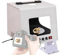 GAYAYAS Caja de luz para fotografía de Joyas, softbox Regulable para fotografía de Joyas, para Impresionantes imágenes de Piedras Preciosas y Joyas, configuración de Estudio fotográfico Premium TB200