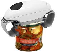 GAYAYAS Electric Can Opener, Electric Bottle Opener, PortáTil Jar Abrelatas EléCtrico, One-Button Automatic Opener, para Personas Mayores con Artritis, Las Manos DéBiles,Black