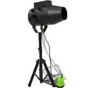 GAYAYAS Máquina de Espuma de 1200 W para Fiestas, Distancia 6 a 10 M/área 80 M² Black